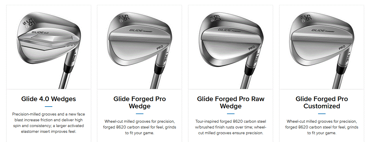HLG Ping Wedges: Glide 4.0 / Glide Forged Pro