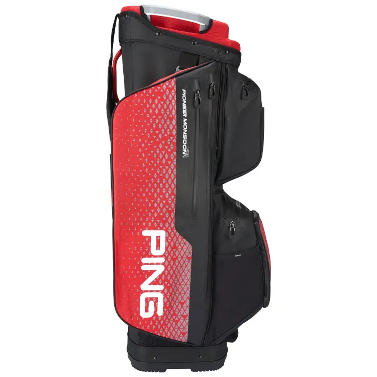 Ping-Pioneer-Monsoon-Waterproof-Golf-Cart-Bag-Black-Red-second.webp