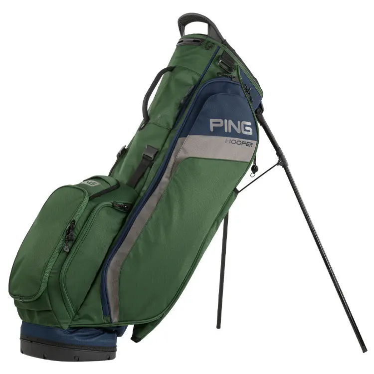 Ping-2025-Hoofer-Golf-Stand-Bag-Dark-Green-Grey-Navy-Main.webp